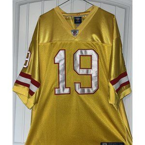 Tampa Bay Buccaneers Williams 19 Reebok Mens Yellow Football NFL Jersey Size 52